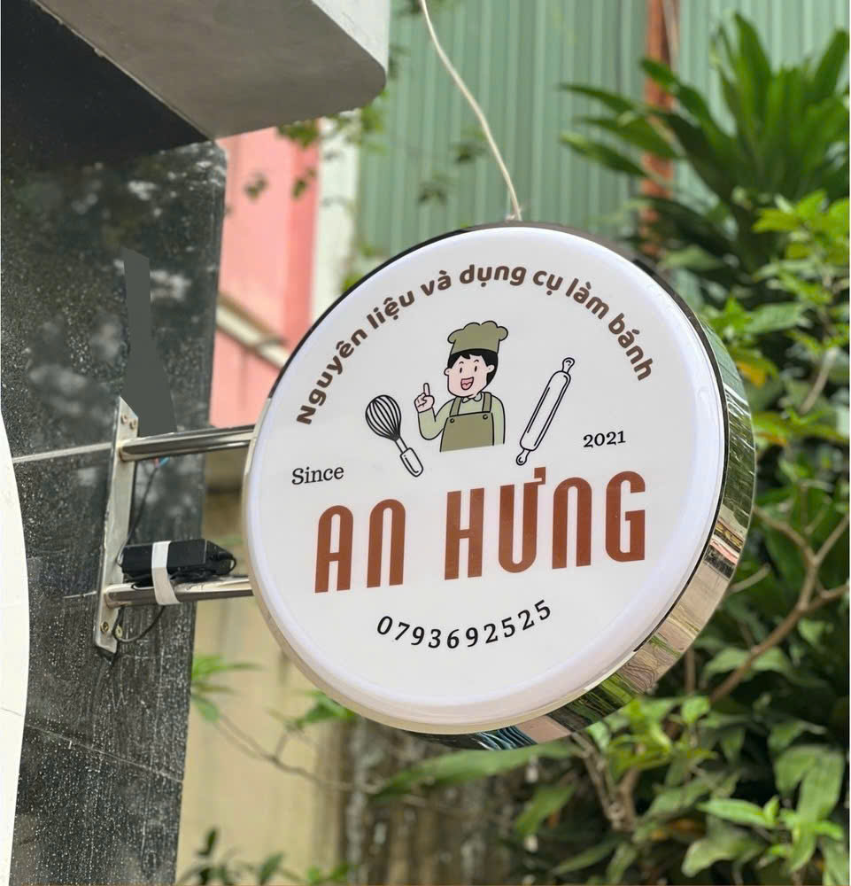 Mẫu hộp đèn kinh doanh F&B